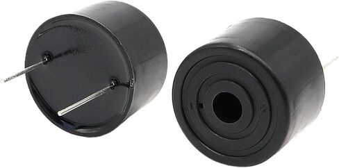 1pcs 2316 Active Buzzer Alarm Long Continuous Sounder Beep Tone Piezoelectric Buzzer DC 6V-24V Dimension 23x16MM in Saudi Arabia