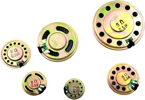 1pcs 8r 0.5W Horn Loud Speaker Ringer 20mm 23mm 28mm 30mm 40mm 50mm 8 Ohm 0.5W Small Stupeaker (1pcs 30mm) in Saudi Arabia