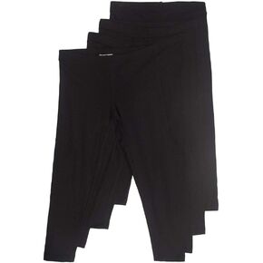 Zenana Women's Basic Capri Leggings 2 Pack, 4 Pack - (4pk, Black-XL) in Saudi Arabia