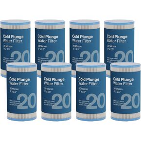 Filter Whole House Ultra Pure 20 Micron 5" x 2.5" Water Filter Replacement Cartridge (8-Pack) High-Capacity Sediment Reduction Under Sink Filtration System Well Aquarium Pump Tank in Saudi Arabia