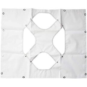 استبدال الدقة الفنية لـ Peterbilt 377 Year 1991 Belmor White X Patch Winter Front in Kuwait