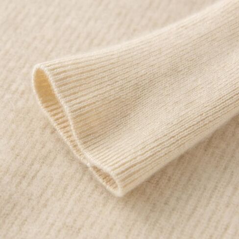 Women's Cashmere and Merino Wool Blend V Neck Sweater Lightweight Knit Sweater in Saudi Arabia