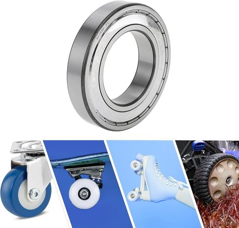 ACROPIX 6005ZZ الكرات الأخدود العميق P5 25x47x12 مللي متر محامل مشحم ختم معدني مزدوج الفضة لهجة سكوتر عجلة التزلج in Kuwait