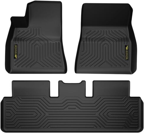Floor Mats Compatible with Tesla Model Y 2020-2024 5 seat (Not for 7 Seat) TPE 6PCS Cargo Liners All Weather Automotive Accessories in Saudi Arabia