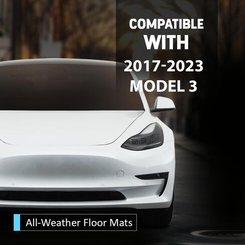 Floor Mats Compatible with Tesla Model Y 2020-2024 5 seat (Not for 7 Seat) TPE 6PCS Cargo Liners All Weather Automotive Accessories in Saudi Arabia