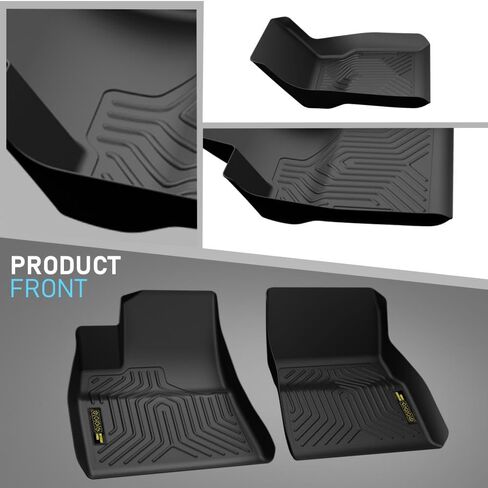 Floor Mats Compatible with Tesla Model Y 2020-2024 5 seat (Not for 7 Seat) TPE 6PCS Cargo Liners All Weather Automotive Accessories in Saudi Arabia