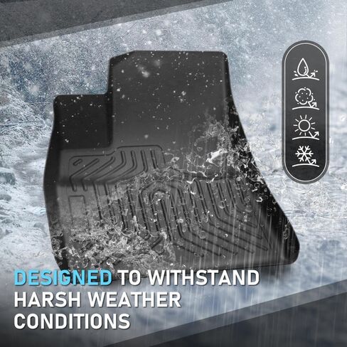 Floor Mats Compatible with Tesla Model Y 2020-2024 5 seat (Not for 7 Seat) TPE 6PCS Cargo Liners All Weather Automotive Accessories in Saudi Arabia