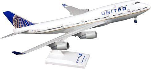 Daron Skymarks United 747-400 Post Co Merge Model Kit with Gear (1/200 Scale) , White in Saudi Arabia