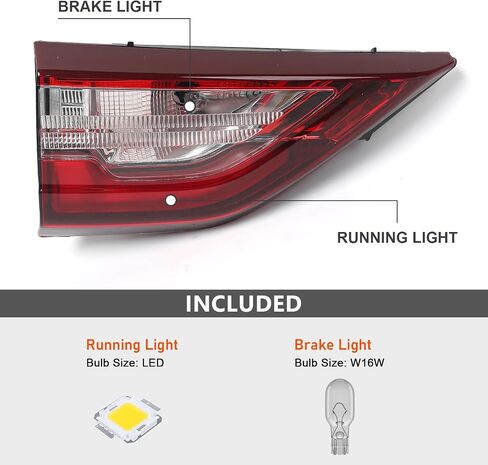 FIONE LED Outer Tail Light Assembly Compatible with Chevy Traverse 2018 2019 2020 2021 Brake Rear Light Left Driver Side LH in Saudi Arabia