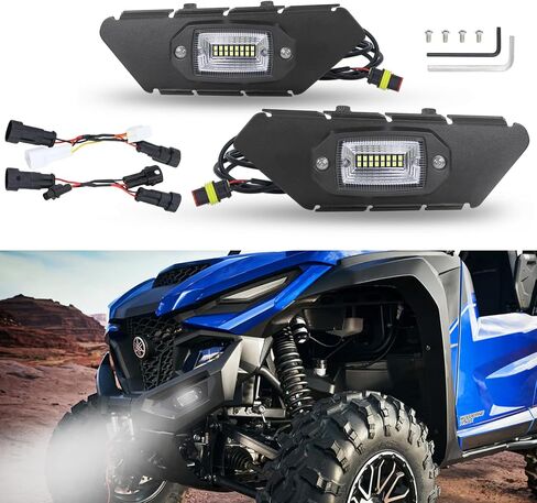 Qagea LED Front Fascia Lights Bumper Cover Light, Front Auxiliary Spot Light Accent Lamps Compatible with 2021-2024 Yamaha Wolverine RMAX 2 1000 / RMAX 4 1000 (2PCS) in Saudi Arabia