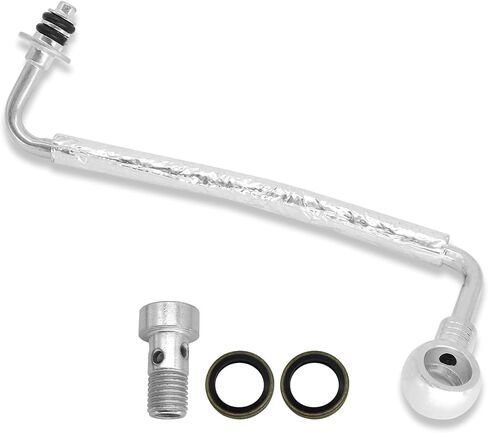 55592600 Turbocharger Turbo Oil Line Tube Tube for Buick Chevy Encore 2013-2018 Cruze 2011-2018 Sonic 2012-2018 Trax 2015-2018 استبدال 25198546 25200947 in Kuwait