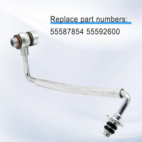 55592600 Turbocharger Turbo Oil Line Tube Tube for Buick Chevy Encore 2013-2018 Cruze 2011-2018 Sonic 2012-2018 Trax 2015-2018 استبدال 25198546 25200947 in Kuwait