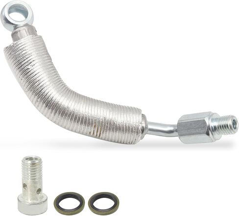 55592600 Turbocharger Turbo Oil Line Tube Tube for Buick Chevy Encore 2013-2018 Cruze 2011-2018 Sonic 2012-2018 Trax 2015-2018 استبدال 25198546 25200947 in Saudi Arabia