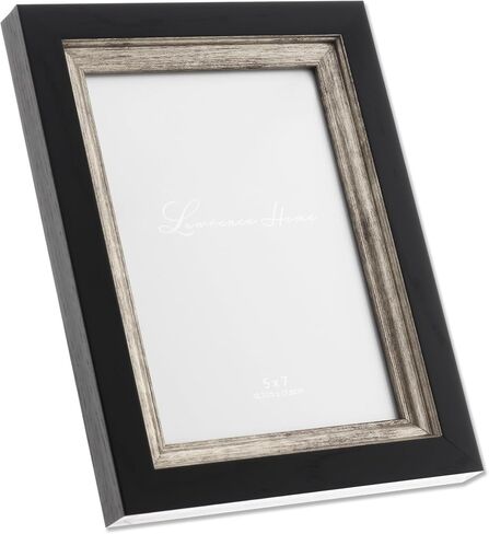 Lawrence Frames Black with Burnished Silver Composite Picture Frame, 8 by 10-Inch in Saudi Arabia