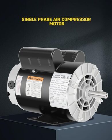 3HP Air Compressor Motor Single Phase Electric Motor 1750RPM 184T Frame ODP 208V-230V 1-1/8“Shaft Diameter Rolled Steel Shell 60HZ in Saudi Arabia