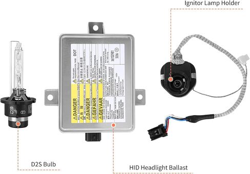 W3T19371 X6T02971 Headlight Ballast Control Unit Module Stability Compatible for 2002-2005 Acura TL8Acura TL Type-S, 2004-2005 Acura TSX, 2004-2009 Honda S2000,2004-2006 Mazda 3 -2 Set in Saudi Arabia
