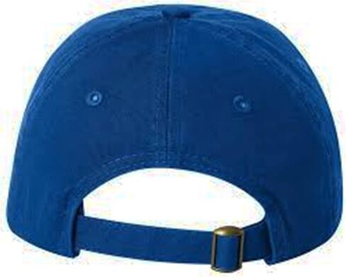 Monogram Letter or Number Baseball Cap - Toddler, Youth Kids, and Adult Adjustable Hat - Royal Blue Hat with Orange Thread in Saudi Arabia
