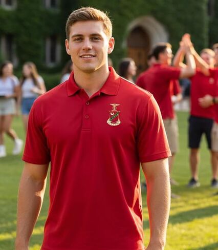 Sigma Nu Emblem Polo in Kuwait