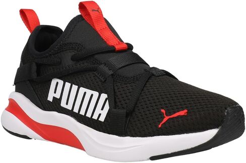 PUMA Rift Slip On Sneaker, Navy-Electric Lime, 1 US Unisex Little Kid in Saudi Arabia