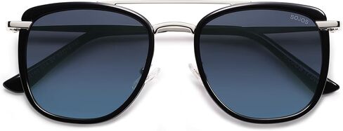 SOJOS Retro Aviator Square Polarized Sunglasses For Women Men,Vintage Women's Sun Glasses Shades UV400 SJ2180 in Saudi Arabia
