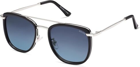 SOJOS Retro Aviator Square Polarized Sunglasses For Women Men,Vintage Women's Sun Glasses Shades UV400 SJ2180 in Saudi Arabia