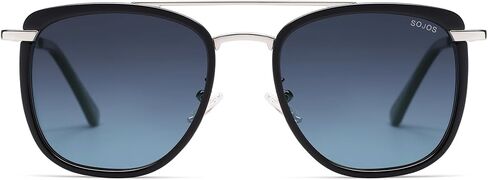 SOJOS Retro Aviator Square Polarized Sunglasses For Women Men,Vintage Women's Sun Glasses Shades UV400 SJ2180 in Saudi Arabia