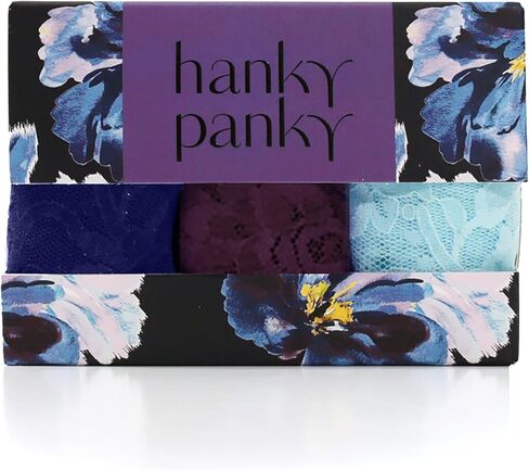 hanky panky Women's 3-Pack Signature Lace Original Rise Thong in Saudi Arabia