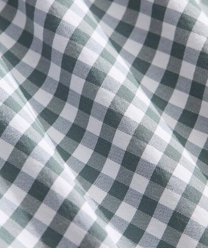 vineyard vines Boys' On-The-Go brrrº Gingham Shirt, Balsam in Saudi Arabia