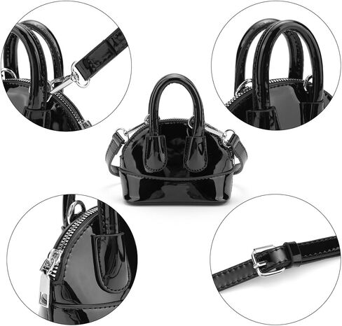 FALETO Cut Top Handle Small Crossbody Bag for Women Mini Purse with Detachable Shoulder Strap in Saudi Arabia
