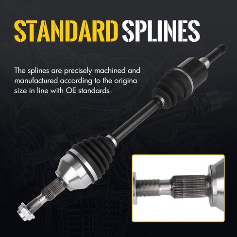 KUSATEC CV Axle Shaft Assembly Compatible with Ford Fusion 2013-2020; Lincoln MKZ 2013-2016, Front Left side, 1.5 1.6 2.0 2.4L L4, Replace# 66-2313 in Saudi Arabia