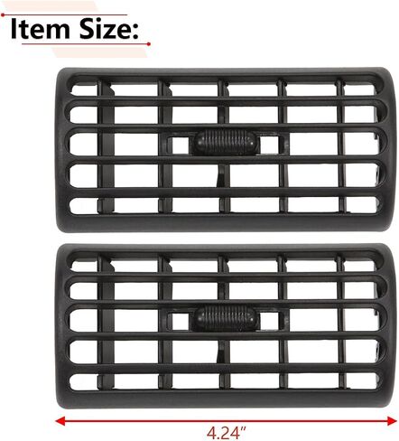 RLB-HILON 2PCS Dashboard Center Air Vent Compatible with Jeep Model, for Wrangler TJ 1997-2006, for Cherokee 1997 1998 1999 2000 2001 Year in Saudi Arabia