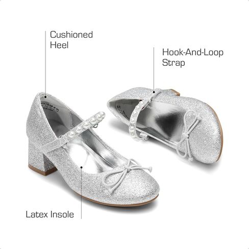 DREAM PAIRS Girls Dress Shoes High Heels Party Wedding Princess Pump for Little Big Kid in Saudi Arabia