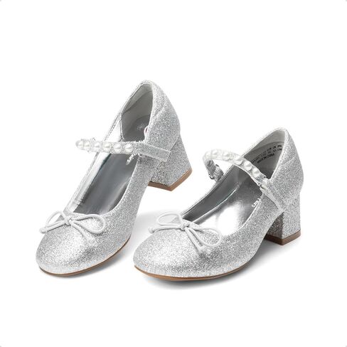 DREAM PAIRS Girls Dress Shoes High Heels Party Wedding Princess Pump for Little Big Kid in Saudi Arabia