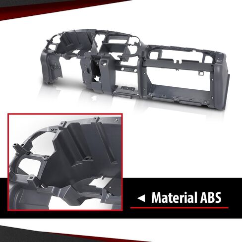 Cheda Dash Dashboard Core Structure Frame Single AUX متوافق مع Dodge RAM 1500 2500 3500 1998 1999 2000 2001 GRay in Saudi Arabia