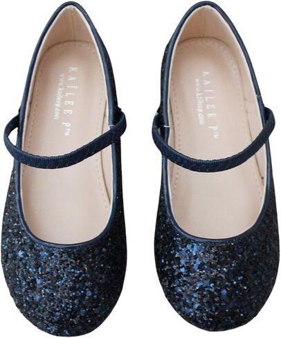 Rock Glitter Mary Jane Ballet Flats ، Flower Girls Shoes ، Fordler Girls ، أحذية الحفلات ، شقق أعياد الميلاد in Kuwait