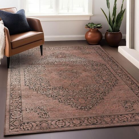 Dalyn Rugs Vizcia VZ3 Brown 1'8" x 2'6" Indoor, Bedroom, Living Room, Dining Room, Kitchen Rug in Saudi Arabia
