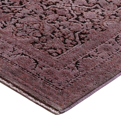 Dalyn Rugs Vizcia VZ2 Plum 1'8" x 2'6" Indoor, Bedroom, Living Room, Dining Room, Kitchen Rug in Saudi Arabia