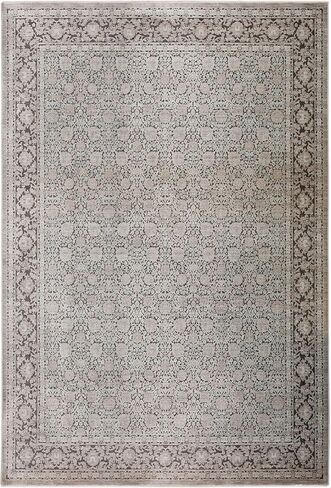 Dalyn Rugs Vizcia VZ1 Gray 1'8 "× 2'6" داخلي ، غرفة نوم ، غرفة معيشة ، غرفة طعام ، سجادة المطبخ in Saudi Arabia