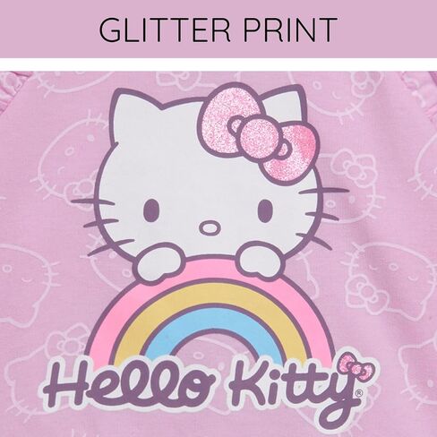 Hello Kitty Girls French Terry Tulle Dress Toddler إلى Big Kid Sister (2T - 14-16) in Saudi Arabia