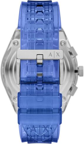 Armani Exchange A | X Chronograph Watch for Men ؛ ساعة الرجال مع الجلد أو الفولاذ المقاوم للصدأ أو شريط السيليكون in Saudi Arabia