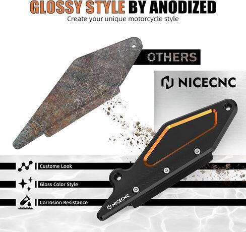 Nicecnc Orange Swingarm Guard Swing Arm Freforts Guard Aluminium متوافق مع Harley Sportster S RH1250S 2021-2024 in Saudi Arabia