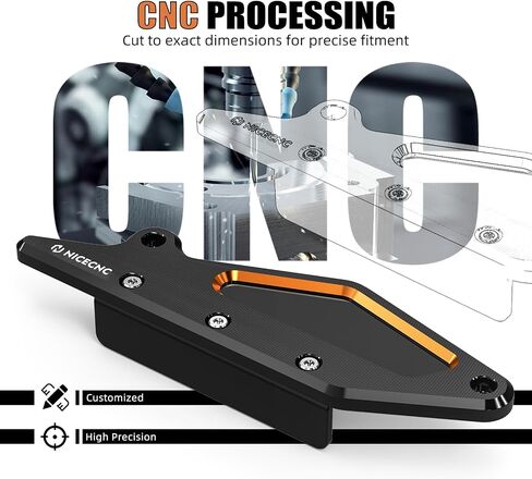 Nicecnc Orange Swingarm Guard Swing Arm Freforts Guard Aluminium متوافق مع Harley Sportster S RH1250S 2021-2024 in Saudi Arabia