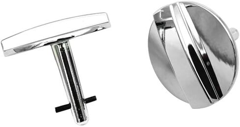 Hood Pin Lock Set for 1969-1972 Oldsmobile Cutlass 442 - Chrome Twist Locks with Keys, Anti-Theft Hood Pins, Replaces BP1158T, Durable Metal Security Latches (Pair) in Saudi Arabia