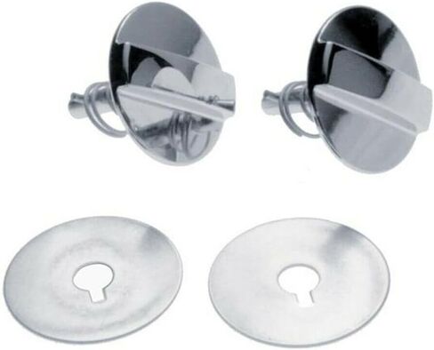 Hood Pin Lock Set for 1969-1972 Oldsmobile Cutlass 442 - Chrome Twist Locks with Keys, Anti-Theft Hood Pins, Replaces BP1158T, Durable Metal Security Latches (Pair) in Saudi Arabia