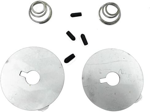Hood Pin Lock Set for 1969-1972 Oldsmobile Cutlass 442 - Chrome Twist Locks with Keys, Anti-Theft Hood Pins, Replaces BP1158T, Durable Metal Security Latches (Pair) in Saudi Arabia