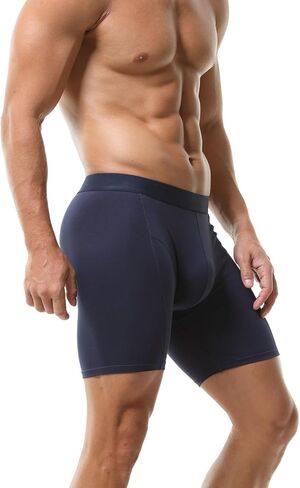 Men's Boxer Briefs, Underwear Boxer Briefs 3-Pack Breathable and Soft with Fly Underwear for Men, Multipack in Saudi Arabia