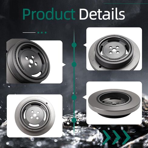 5.9L Rubber Vibration Balancer Damper Crankshaft Pulley 3915069 3918999,For Dodge Ram 2500 3500,for Freightliner,for Ford CF700 F700 5.9L 24V 1998-2002,Harmonic Balancer for Cummins Diesel in Saudi Arabia