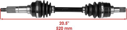Caltric Front Left and Right Cv Joint Axle Compatible with Yamaha Big Bear 350 Yfm350Fw 4Wd 1989-1997 in Saudi Arabia