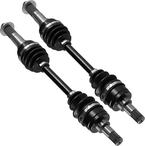 Caltric Front Left and Right Cv Joint Axle Compatible with Yamaha Big Bear 350 Yfm350Fw 4Wd 1989-1997 in Saudi Arabia