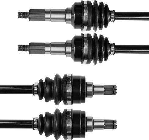 Caltric Front Left and Right Cv Joint Axle Compatible with Yamaha Big Bear 350 Yfm350Fw 4Wd 1989-1997 in Saudi Arabia